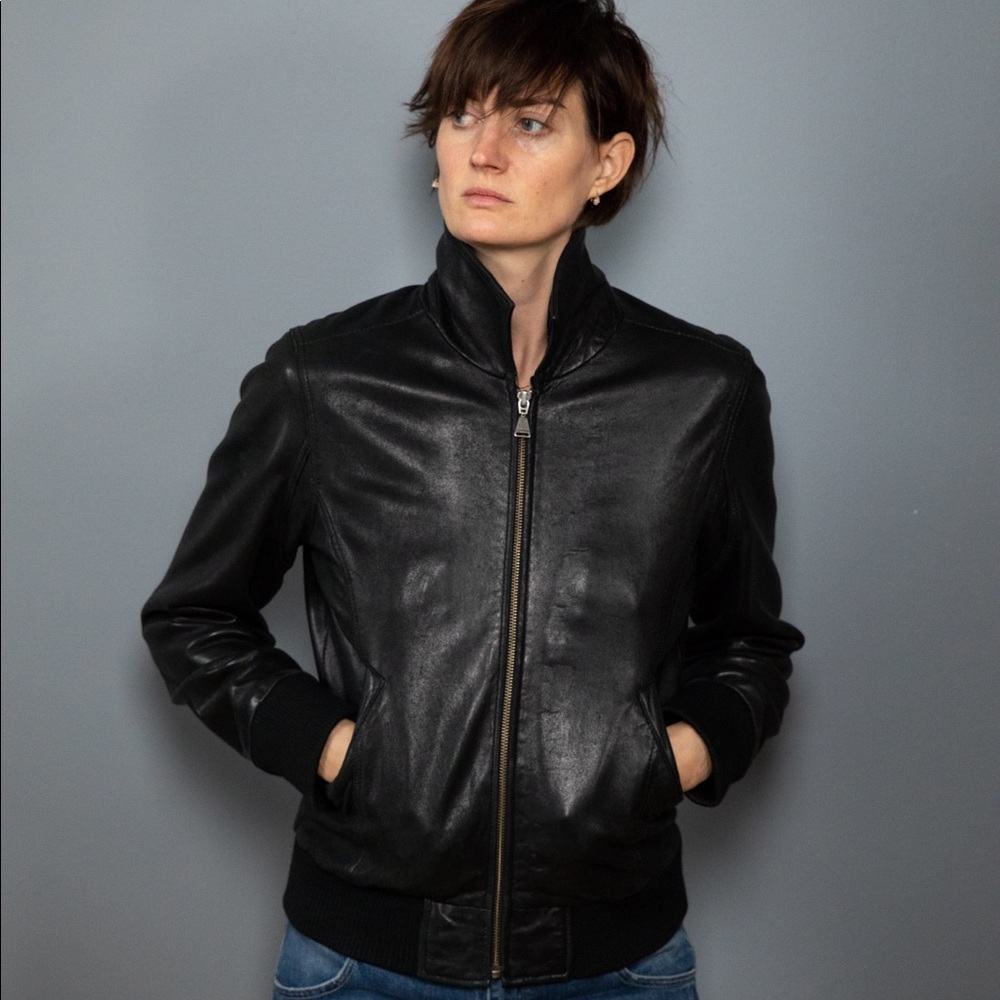 Vintage Calvin Klein leather jacket